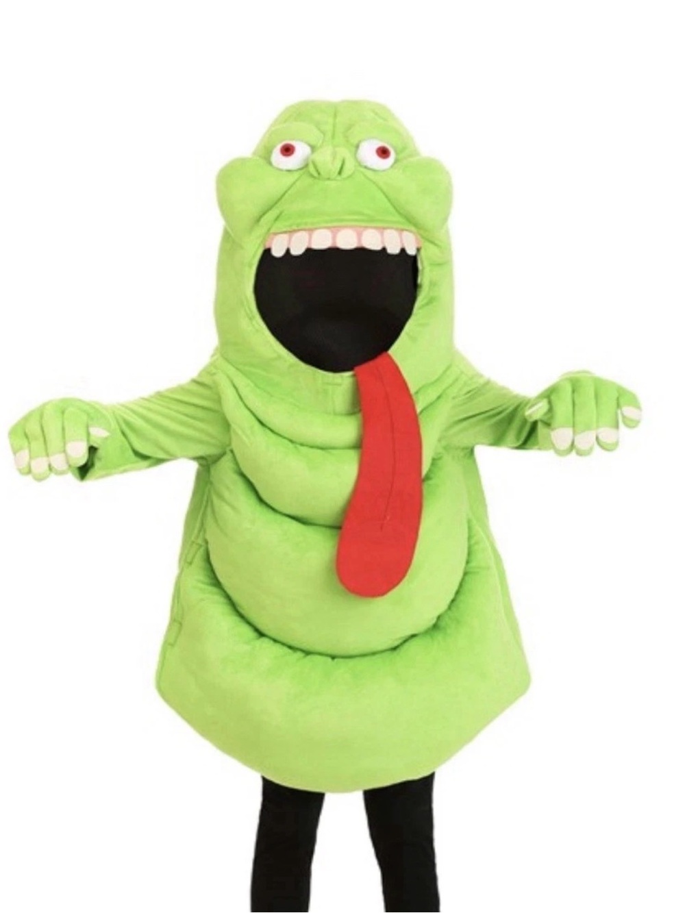 Ghostbusters Kids 3D Green Slimmer 1pc Halloween Costume size Large (12-14)
